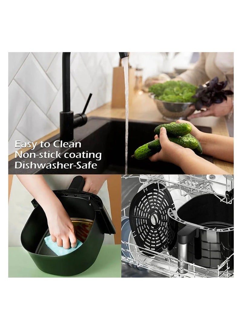 دوتس قلاية دوتس الهوائية المزودة بوظائف طهي متعددة الوظائف، تُحدث ثورة في تجربة مطبخك بلمسة ذكية، سعة كبيرة 8 لتر، تحكم دقيق في درجة الحرارة، مؤقت ممتد بقدرة 1800 واط - مثالية للقلي الصحي والوصفات اللذيذة - Image 4